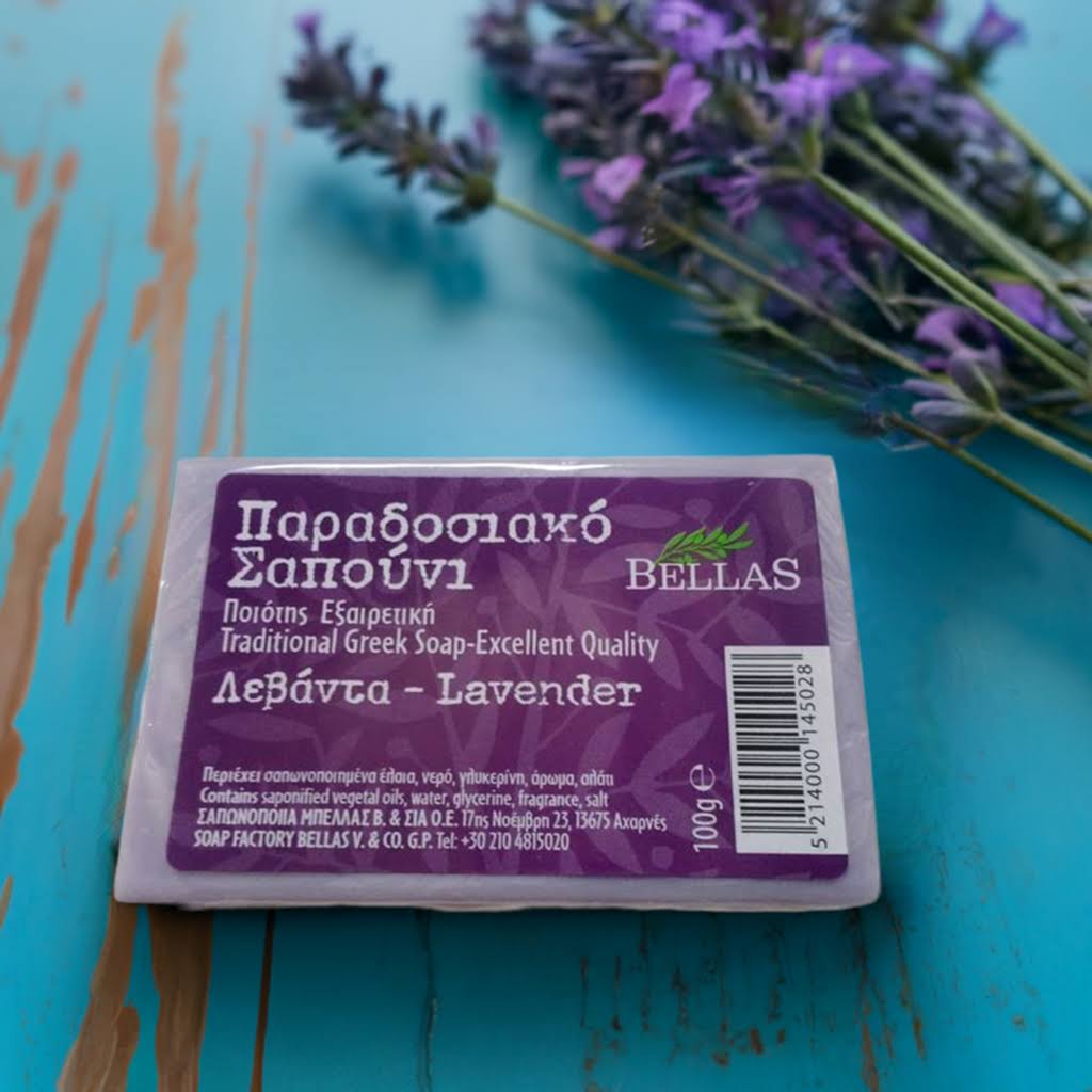 Olivenölseife mit Lavendel aus Kreta